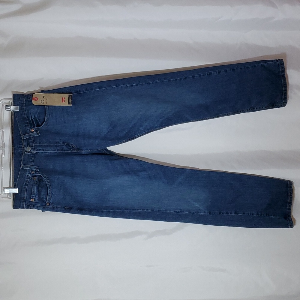 Levi's Men's 505 Regular Fit Denim Jeans ~ Blue - Picture 8 of 16